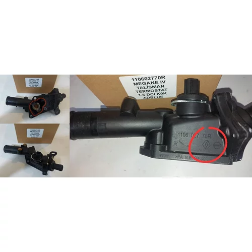 110602770R   oem 110602770r, Termostat 83 C 110602770R K9k 1.5 Dci Symbol Megane Kangoo Clıo Scenıc Captur