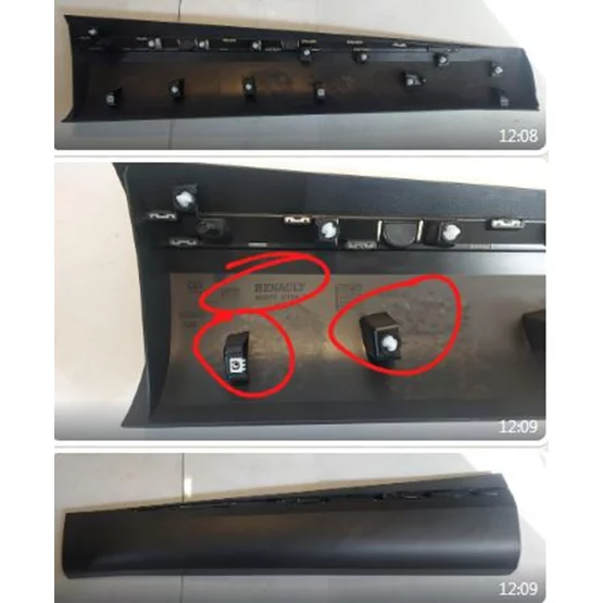 808771248R   oem 808771248r, Ön Sol Kapı Bandı Captur Iı 19-  (808770154R) (Agraflar Üzerinde 8200700969)
