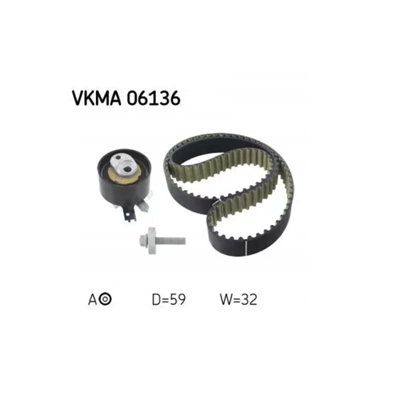 130C10474R 130C11508R   skf vkma06136, Triger Seti Vkma06136 Clıo Iıı Kango Megane-Iv 1.5 Dcı K9k (Euro5) (130C11508r)